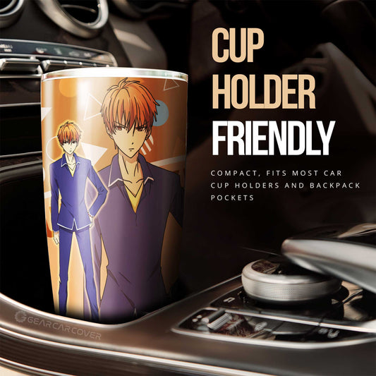 Kyo Sohma Tumbler Cup Custom Fruit Basket Anime Car Accessories - Gearcarcover - 2