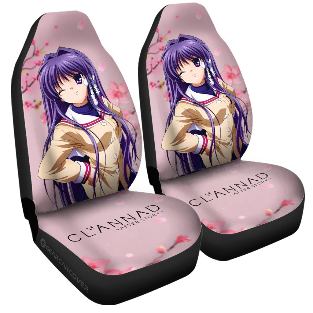 Kyou Fujibayashi Car Seat Covers Custom Clannad Anime Car Accessories - Gearcarcover - 3