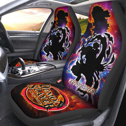 Kyoujuro Rengoku Car Seat Covers Custom Demon Slayer Anime - Gearcarcover - 2