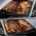 Kyoujuro Rengoku Car Sunshade Custom Demon Slayer Anime Car Accessories - Gearcarcover - 2