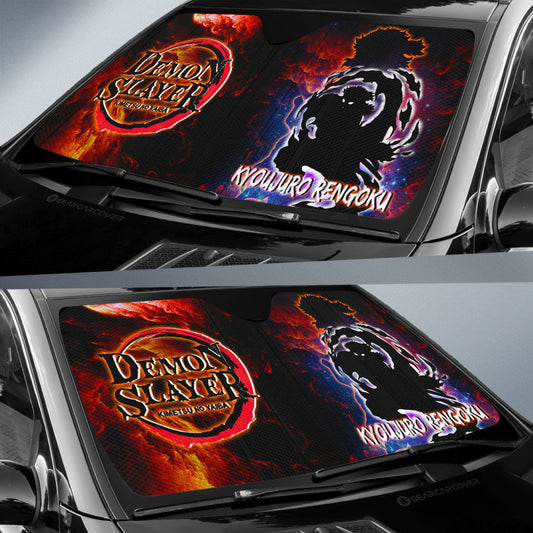 Kyoujuro Rengoku Car Sunshade Custom Demon Slayer Anime - Gearcarcover - 2