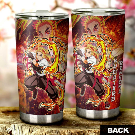 Kyoujuro Rengoku Tumbler Cup Custom Characters Demon Slayer Car Accessories - Gearcarcover - 2