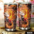 Kyoujuro Rengoku Tumbler Cup Custom Demon Slayer Anime Car Accessories - Gearcarcover - 3