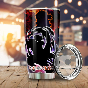 Kyoujuro Rengoku Tumbler Cup Custom Demon Slayer Anime - Gearcarcover - 1