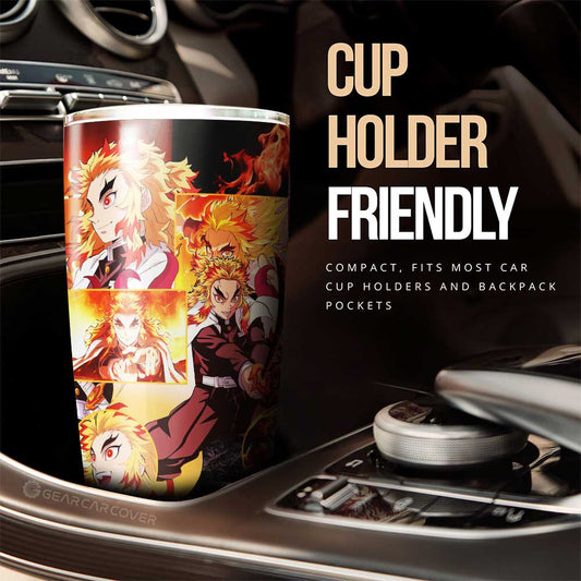 Kyoujuro Rengoku Tumbler Cup Custom Demon Slayer Anime - Gearcarcover - 2