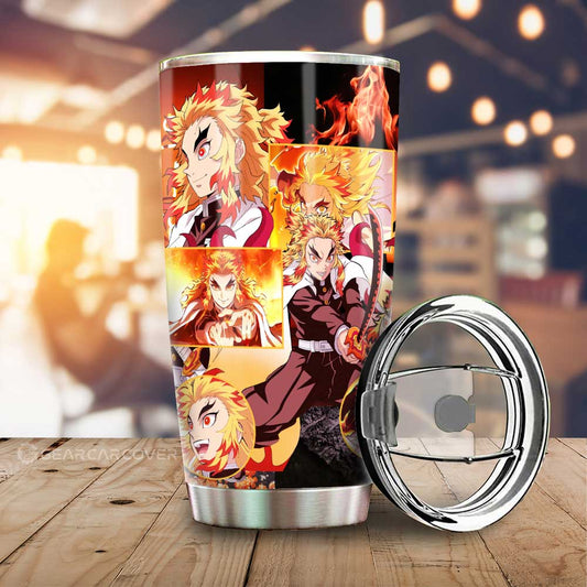 Kyoujuro Rengoku Tumbler Cup Custom Demon Slayer Anime - Gearcarcover - 1