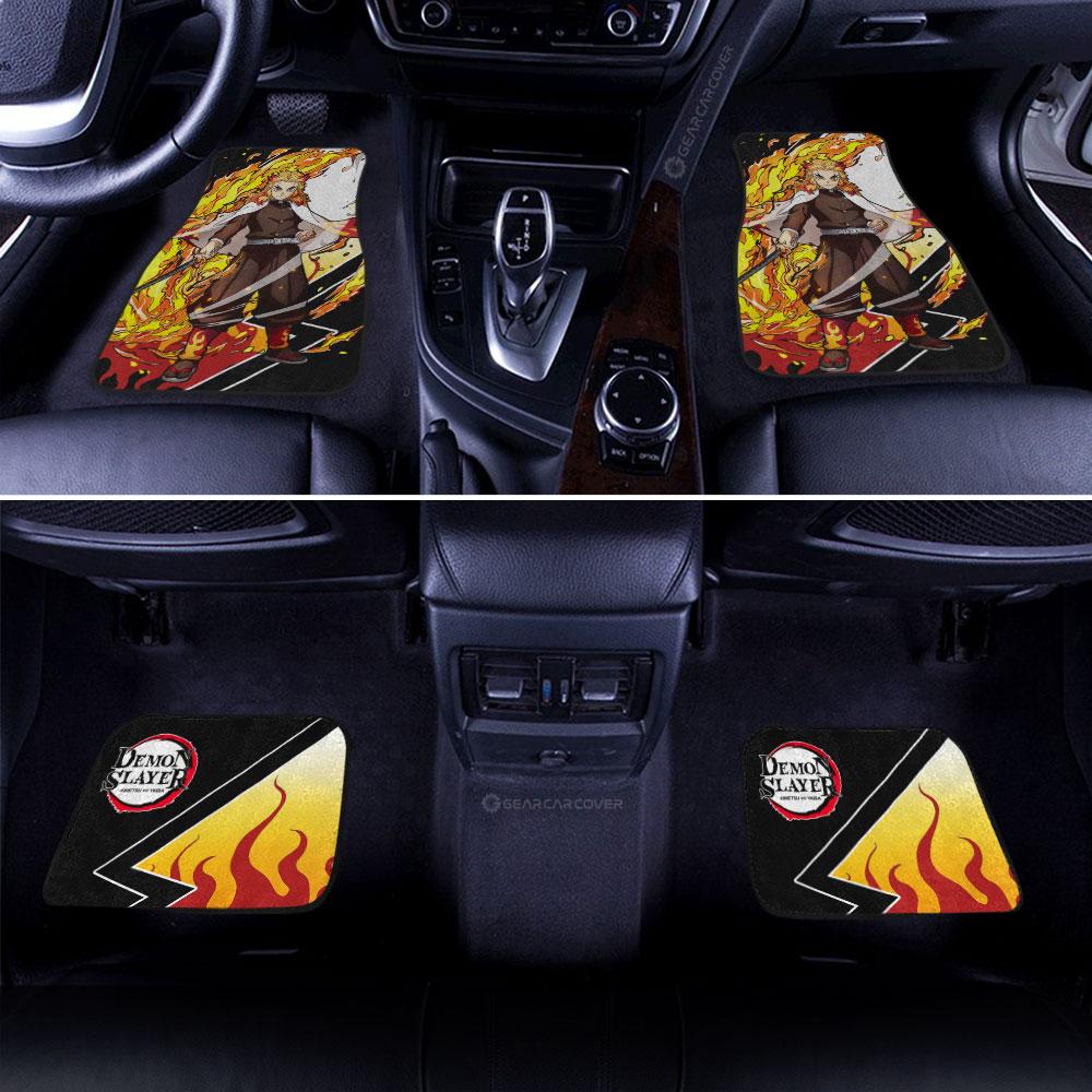 Kyoujurou Rengoku Car Floor Mats Custom Demon Slayer Anime Car Accessories - Gearcarcover - 3