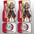 Kyoujurou Rengoku Car Floor Mats Custom Demon Slayer Car Accessories For Anime Fans - Gearcarcover - 2