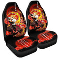 Kyoujurou Rengoku Car Seat Covers Custom Demon Slayer Anime Car Interior Accessories - Gearcarcover - 3
