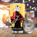 Kyoujurou Rengoku Tumbler Cup Custom Demon Slayer Car Accessories Manga Style - Gearcarcover - 2