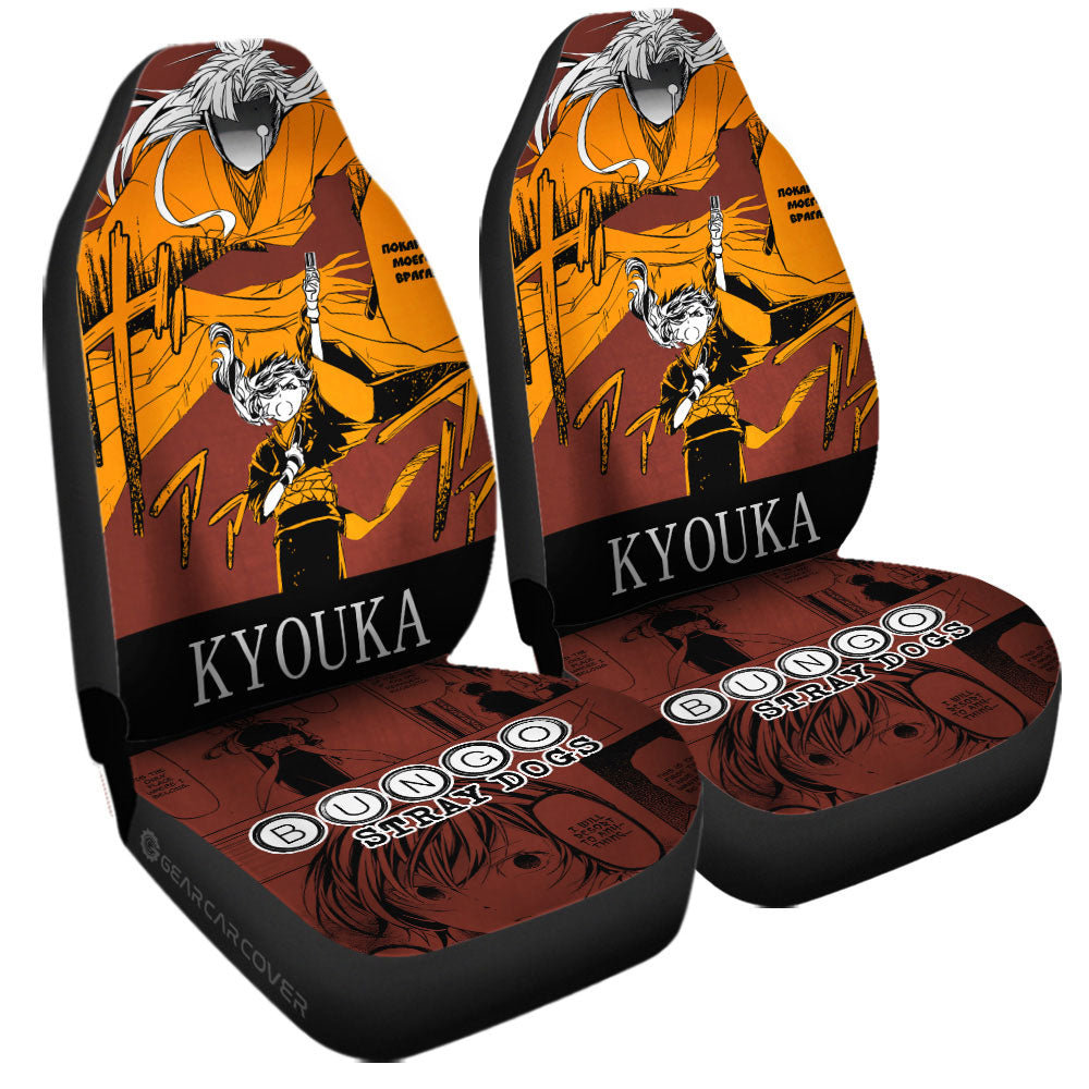 Kyouka Izumi Car Seat Covers Custom Bungou Stray Dogs Anime Car Accessories - Gearcarcover - 2