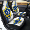 LA Galaxy Car Seat Covers Custom Car Accessories For Fans - Gearcarcover - 3
