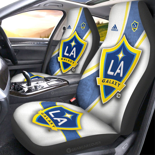 LA Galaxy Car Seat Covers Custom Car Accessories For Fans - Gearcarcover - 1