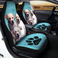 Labrador Puppies Car Seat Covers Custom Dog Car Accessories - Gearcarcover - 1