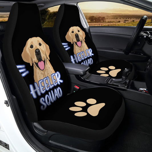 Labrador Retriever Car Seat Covers Custom Dog Heeler Squad - Gearcarcover - 2