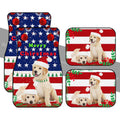 Labrador Retrievers Car Floor Mats Custom Christmas Dog Car Accessories - Gearcarcover - 1
