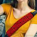 Lady Bug Seat Belt Covers Custom Animal Skin Printed Car Interior Accessories - Gearcarcover - 1