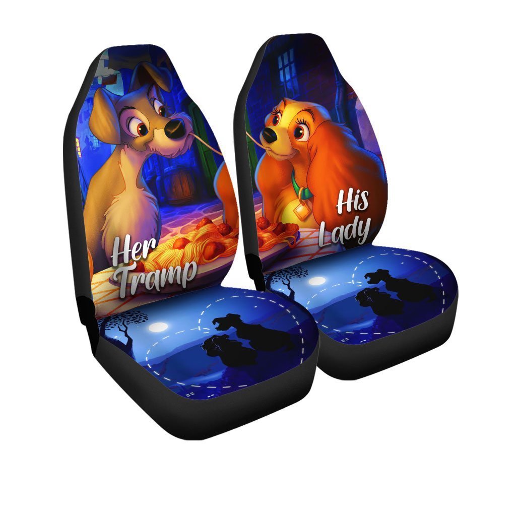 Lady and the Tramp Car Seat Covers Custom Couple Car Accessories - Gearcarcover - 3