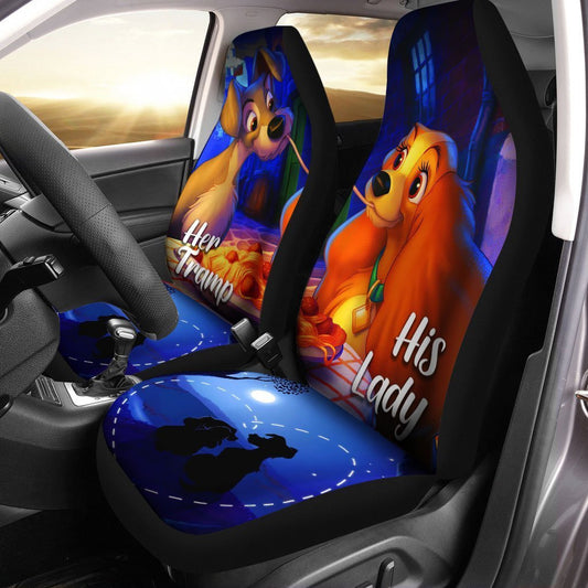 Lady and the Tramp Car Seat Covers Custom Couple Car Accessories - Gearcarcover - 1