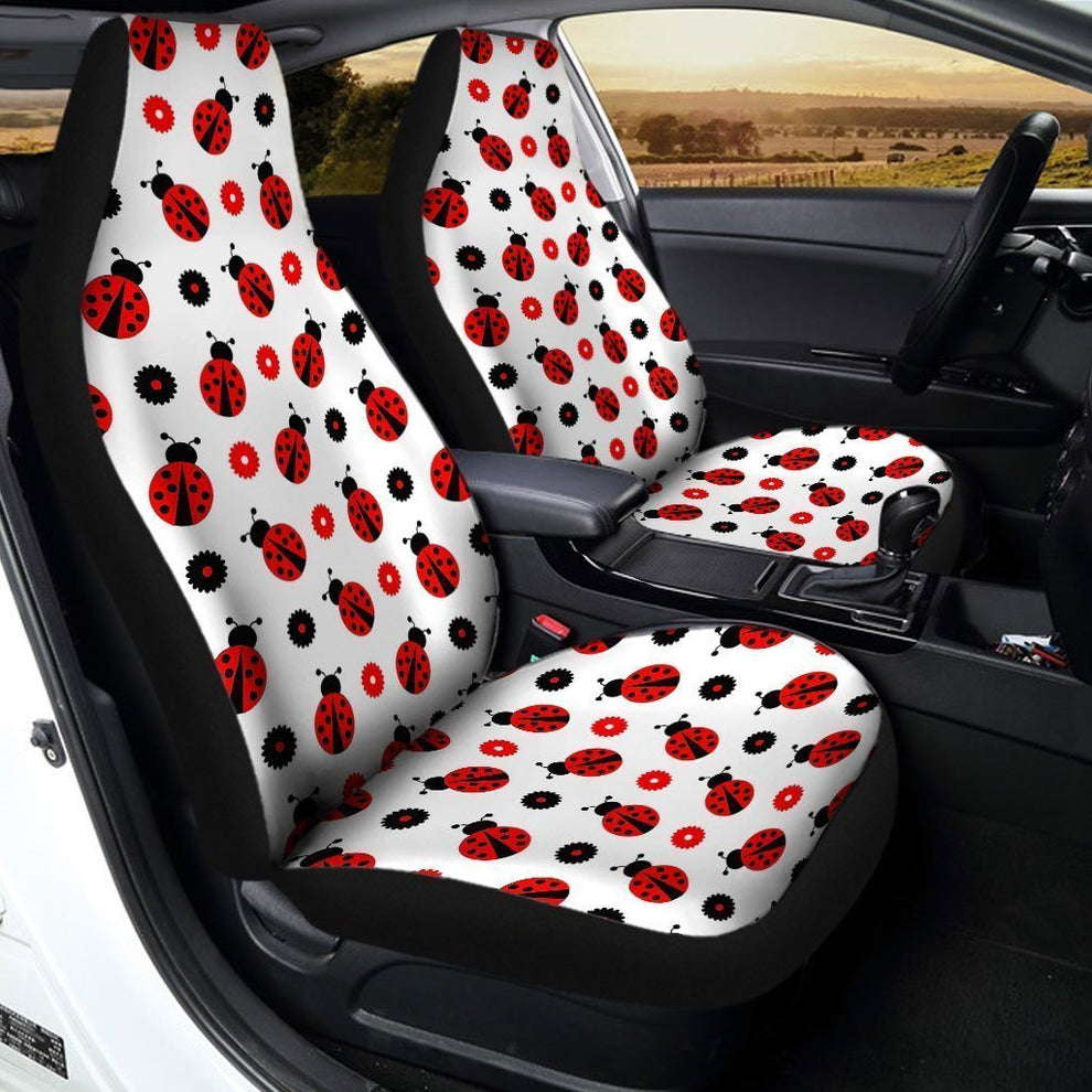 Ladybug Car Seat Covers Custom Insect Car Accessories