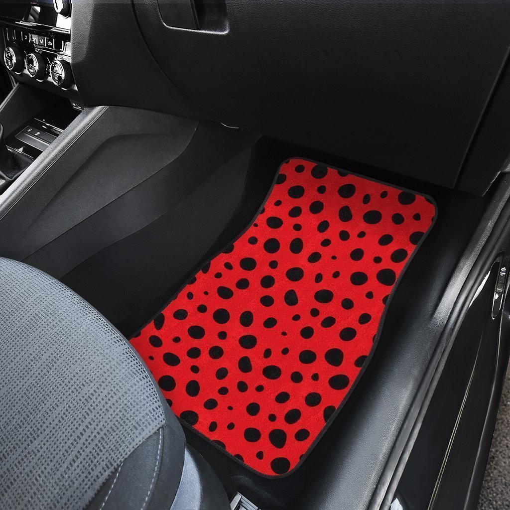 Ladybug Red Black Car Floor Mats Custom Printed Car Accessories - Gearcarcover - 3