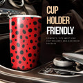 Ladybug Red Black Tumbler Cup Custom Car Accessories - Gearcarcover - 2