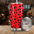Ladybug Red Black Tumbler Cup Custom Car Accessories - Gearcarcover - 3