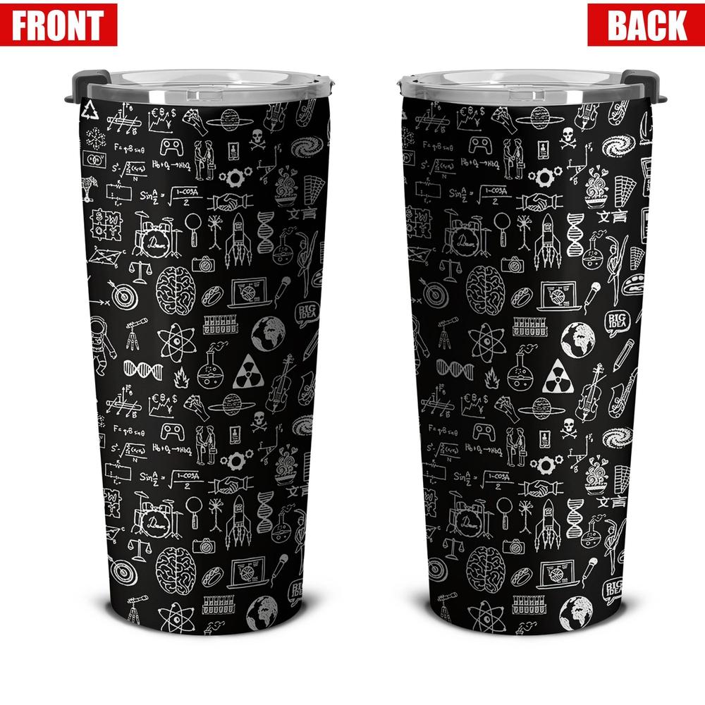 Language Diagrams Pattern Sciences Tumbler Stainless Steel - Gearcarcover - 4