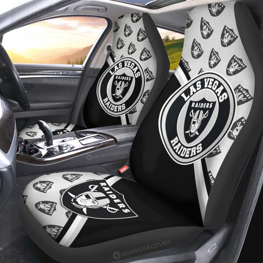 Oakland raiders on sale seat covers