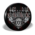 Las Vegas Raiders Spare Tire Cover Custom For Holic Fans - Gearcarcover - 3