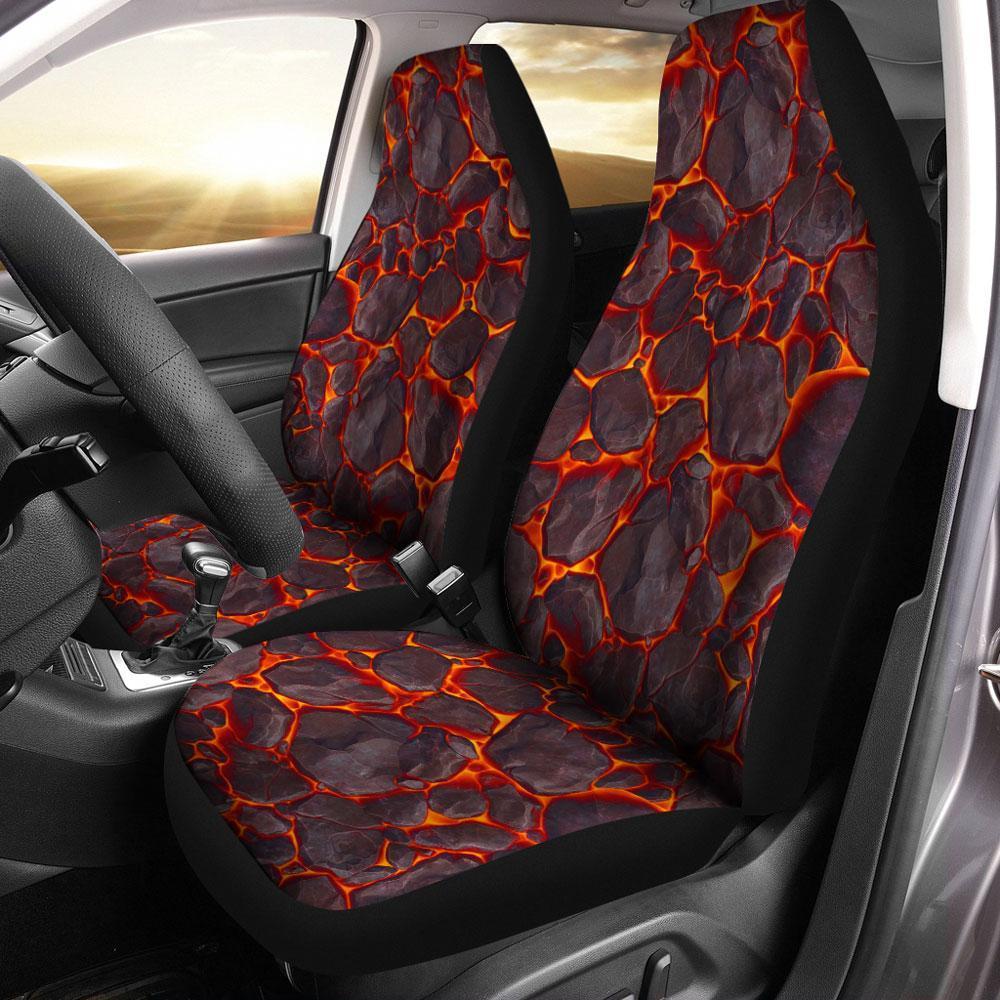 Lava Magma Car Seat Cover Custom Printed Car Accessories - Gearcarcover - 1