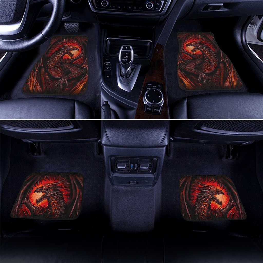 Legendary Creature Dragon Car Floor Mats Custom Cool Car Accessories Gift Idea - Gearcarcover - 2