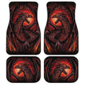 Legendary Creature Dragon Car Floor Mats Custom Cool Car Accessories Gift Idea - Gearcarcover - 1