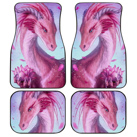 Legendary Creature Dragon Car Floor Mats Lovely Gift Idea Car Accessories - Gearcarcover - 1