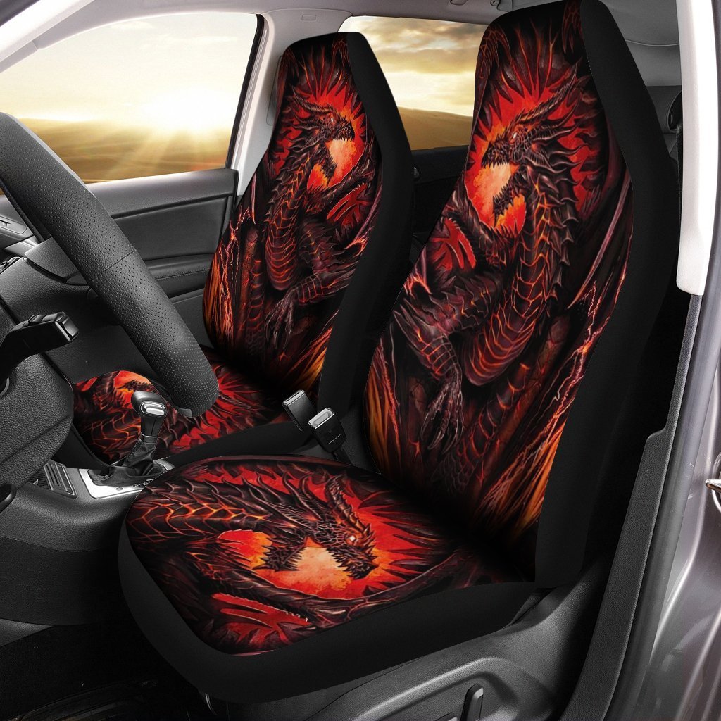 Anime Car Seat Covers, Custom Made Cover Cute Car Accessories, New Car Gifts for Her, Red sale Auto Seat Covers