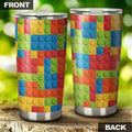 Lego Tumbler Stainless Steel Pattern - Gearcarcover - 3
