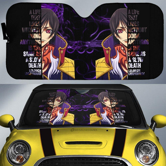 Lelouch Lamperouge Car Sunshade Custom Code Geass Anime Car Accessories - Gearcarcover - 1