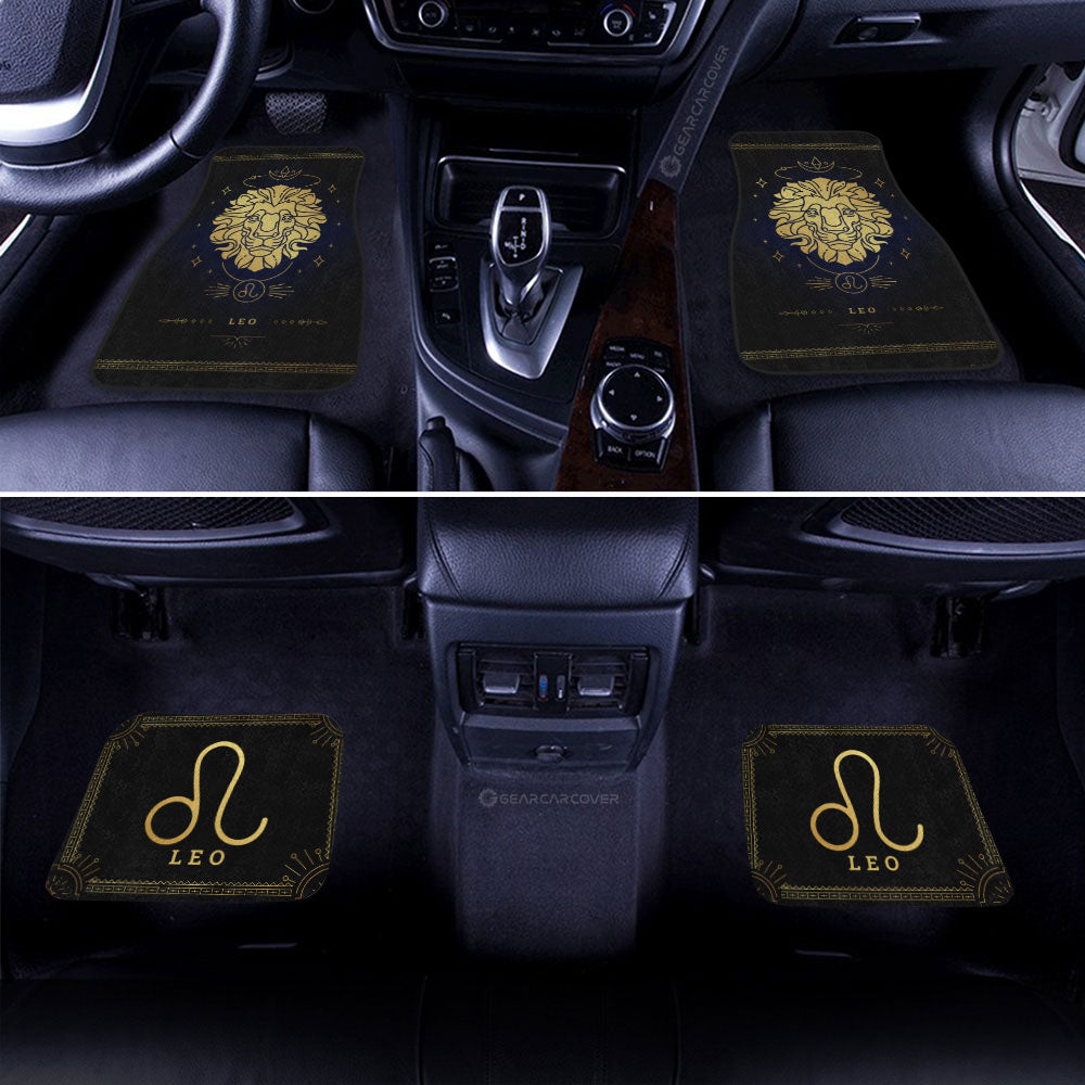 Leo Car Floor Mats Custom Zodiac Car Accessories - Gearcarcover - 2