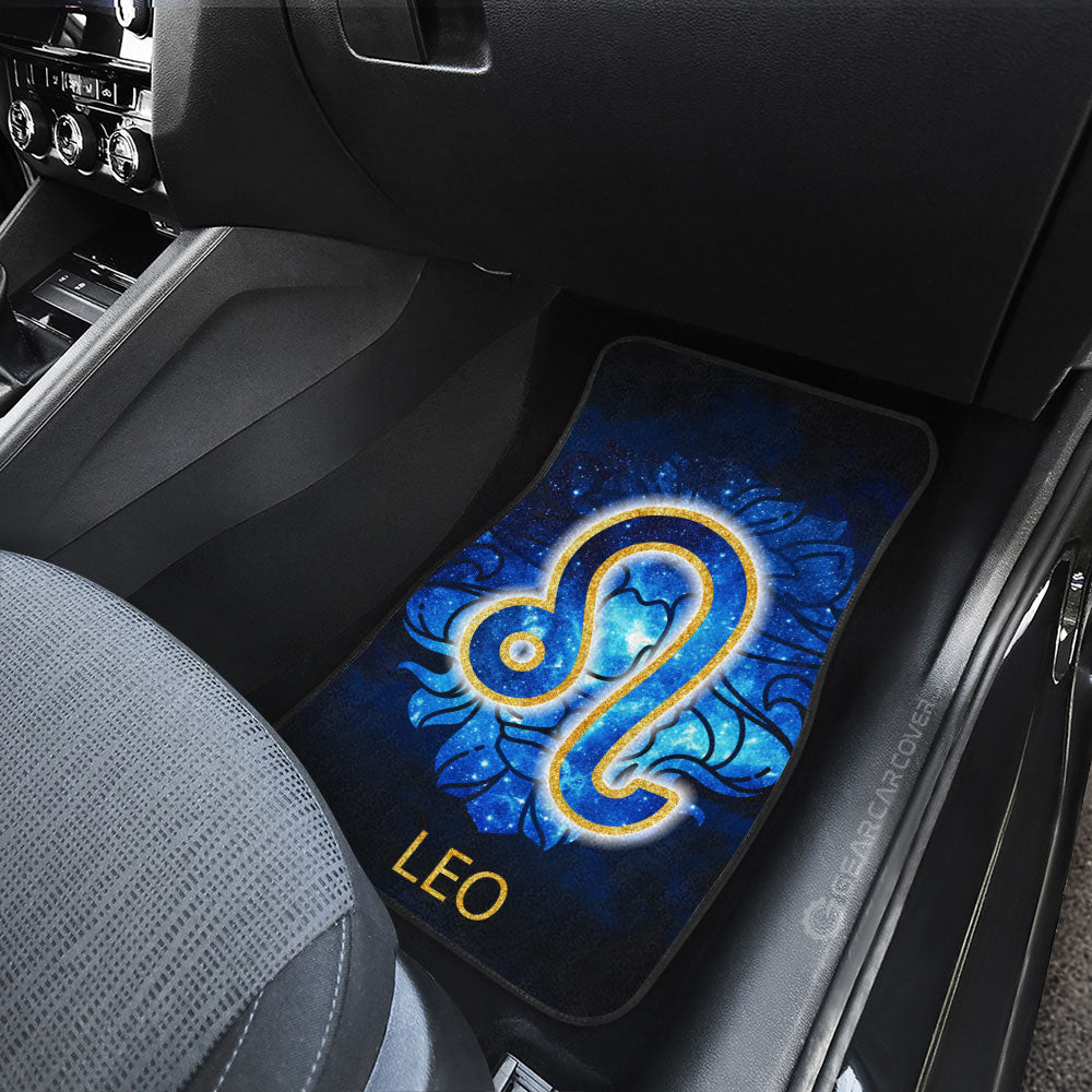 Leo Car Floor Mats Custom Zodiac Car Accessories - Gearcarcover - 4