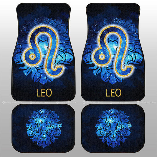 Leo Car Floor Mats Custom Zodiac Car Accessories - Gearcarcover - 1