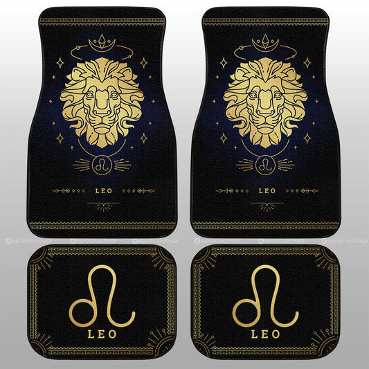 Leo Car Floor Mats Custom Zodiac Car Accessories - Gearcarcover - 1