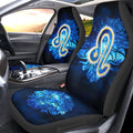 Leo Car Seat Covers Custom Name Zodiac Car Accessories - Gearcarcover - 4