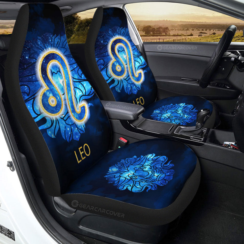Leo Car Seat Covers Custom Zodiac Car Accessories - Gearcarcover - 3