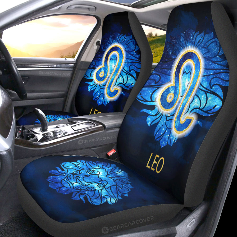 Leo Car Seat Covers Custom Zodiac Car Accessories - Gearcarcover - 4