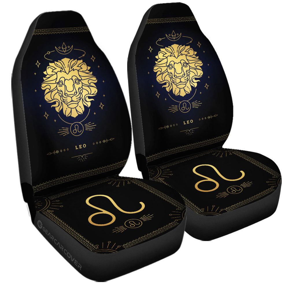 Leo Car Seat Covers Custom Zodiac Car Accessories - Gearcarcover - 1