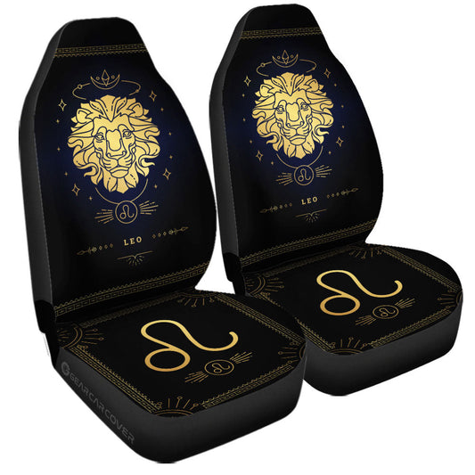 Leo Car Seat Covers Custom Zodiac Car Accessories - Gearcarcover - 1