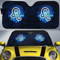 Leo Car Sunshade Custom Name Zodiac Car Interior Accessories - Gearcarcover - 1