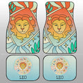 Leo Colorful Car Floor Mats Custom Zodiac Car Accessories - Gearcarcover - 1