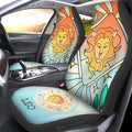 Leo Colorful Car Seat Covers Custom Zodiac Car Accessories - Gearcarcover - 4