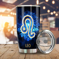 Leo Tumbler Cup Custom Zodiac Car Interior Accessories - Gearcarcover - 1